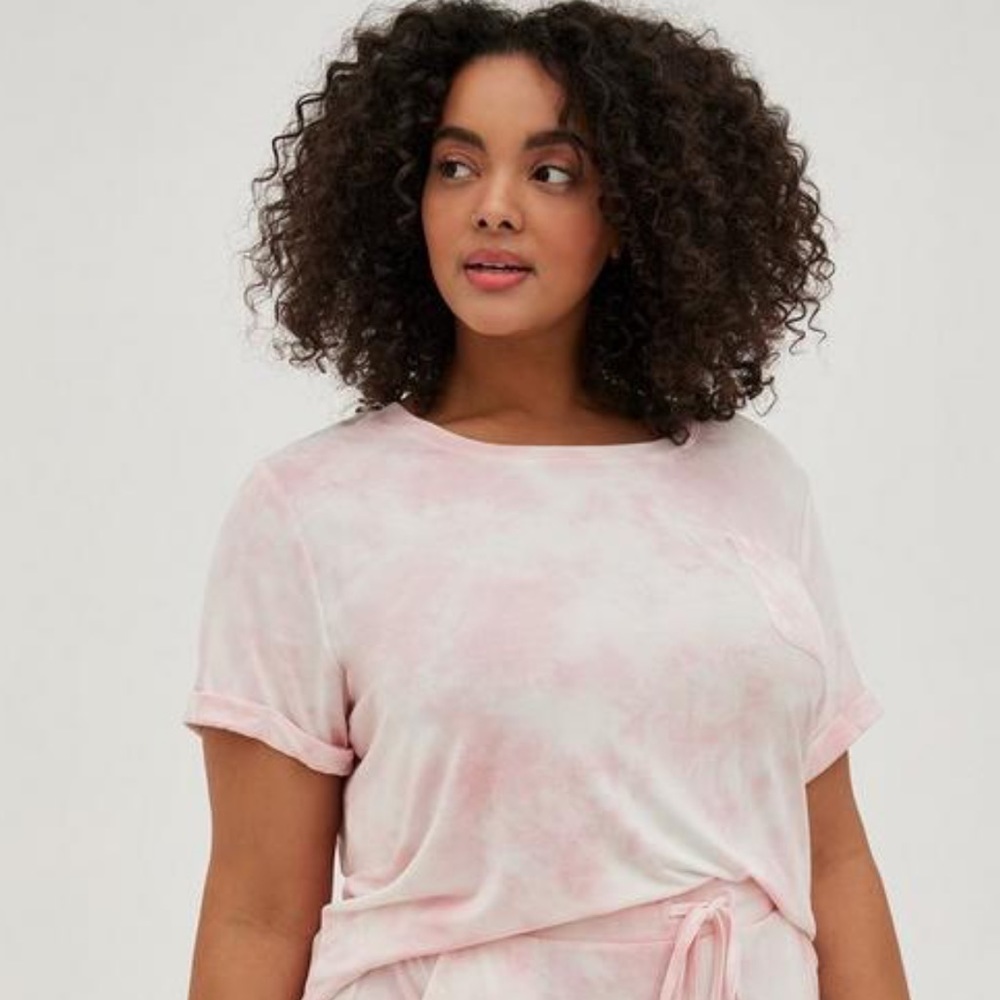 Torrid Super Soft Pocket Short Sleeve Lounge Tee